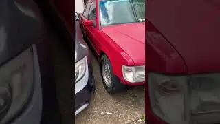 Classic Car Spotted: Red 1984 Mercedes 190e Zender  / Cosworth Bodykit