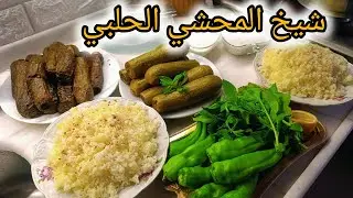 كيف بنظم وقتي لبيتي وشغلي ☺️شيخ المحشي الحلبي عالأصول😋عزيمة ومشوار بٱخر الليل