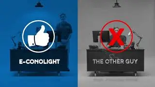 e-conolight offers LED lighting with long warranties | Us vs. Them