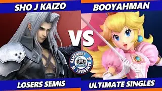 SOS Game Night 81 LOSERS SEMIS - Sho J. Kaizo (Sephiroth) Vs. BooyahMan (Peach) Smash Ultimate