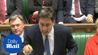 Ed Miliband calls Cameron a 'dodgy Prime Minister' at PMQs - Daily Mail