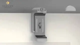 [Animation] Doppelrollo Basic - Montage auf dem Rahmen mittels Klemmtr&auml;ger