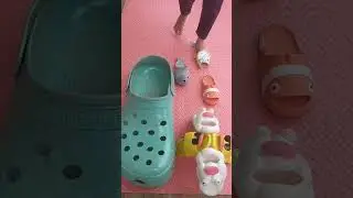 DK family|  Super cool giant slippers 🥰😍 super cute fish🐟🦭😁#trending #shorts