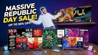 Amazon Great Republic Day Sale LIVE! Top Smart TV Deals 💥 4K TVs, Big Discounts!! 🇮🇳 #AmazonSale