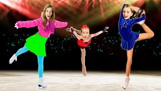 🔴 NEBUNIE, ȚIPETE și căzături la PATINOAR ⛸️ IONUȚ prima dată pe PATINE 😱