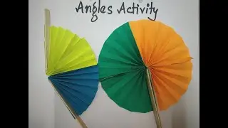 Angles| Types of Angles | Art Integrated Activity | Angles Activity