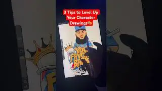 3 Tips to Level Up Your Barber Characters in Procreate! #arttutorial #character #digitalart #drawing