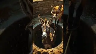 The Red Fox and the Donkey | A Heartwarming Forest Rescue Story #cleverfox #lifelesson #redfox