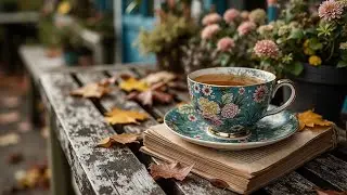 Calm Autumn Afternoons: Tea Ceremony with Relaxing Chinese Zen Instrumental Background.