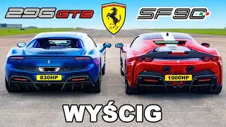 Ferrari 296 GTB v Ferrari SF90: WYŚCIG