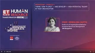 Workship Module I Theme How to Spot and Develop High Potential Talent in Your Organization