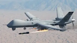 Up Close to a MQ-1 Predator Drone at Air Force Museum