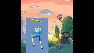 Drawing corrupted Finn and Jake