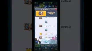 Unlocking Kings Journey Level 38 Chest and Rewards #clashroyale #clashroyalemote #clashroyaleshorts