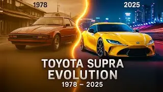 TOYOTA SUPRA EVOLUTION | 1979&ndash;2024 | The Legendary Rise of Japan&rsquo;s Iconic Sports Car