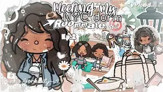 NEW YORK COLLETTE HIGH: EP.2 || *Озвучена* 🎙|| 🥛🍥 встреча с соседкой по общежитию в Нью-Йорке!! |...