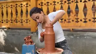 The process of making a wine jug 🙌🏻