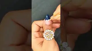 begginers friendly easy nail art design 😍 #youtubeshorts #nailart #nails #simplenails