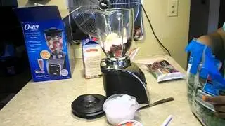 My first Fruit & Vegetable Smoothie using my new blender