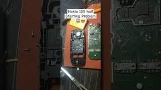 Nokia 105 Half Shorting Problem #short #trending #mobilerepairing