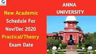 ANNA UNIVERSITY LATEST NEWS || NEW SCHEDULE FOR NOV/DEC 2020