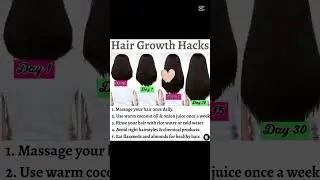 DIY Hair Growth Hack || #hairgrowth #hairgrowthtips
