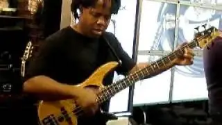 Victor Wooten at Snap Jack at Namm 2010