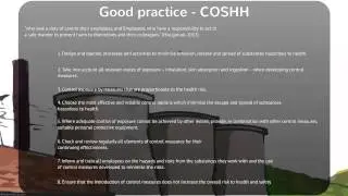 COSHH and Land Contamination