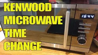 How to change the time on a Kenwood Microwave