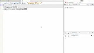 2 - writing a simple angular 2 component