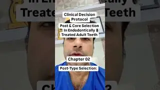 Chapter 2: Which Post is the Best for Your Root Canal Case? #dental #dentist #shortsindia #shorts