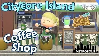 Citycore | Coffee Shop | ACNH Brownstones | Animal Crossing New Horizons ACNH City core