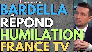 JORDAN BARDELLA R&Eacute;POND A SA S&Eacute;QUENCE SUR FRANCE TV O&Ugrave; IL S'EST FAIT HUMILI&Eacute; , TERMIN&Eacute; , FINITO