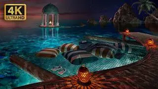 Mediterranean Evening Ambience - Hover over the sea on a net hammock