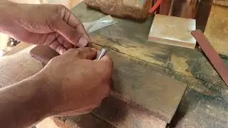 kydex eyelet setter in action