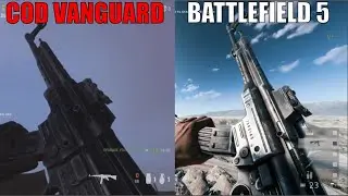 Call Of Duty Vanguard vs Battlefield 5  - All Weapons, Inspect and Reload Animations, Gun Sounds