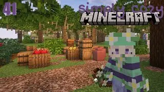 Autumn Apple Orchard for the Village | Cozy Minecraft 1.21 Let's Play