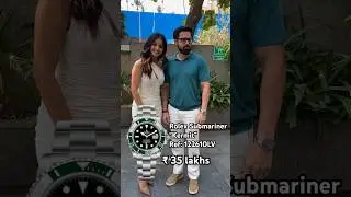 Emraan Hashmi with his Rolex Submariner &ldquo;Kermit&rdquo; worth 35 lakhs #rolex #emraanhashmi #watch #shorts