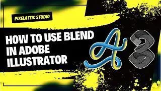 HOW TO USE BLEND IN ILLUSTRATOR | ADOBE ILLUSTRATOR | LINE GRAPHIC | GRAPHIC DESIGN TUTORIAL