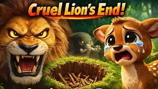 The Cruel Lion&rsquo;s End | Emotional Animal Story with Moral Lesson | Cartoon Animation