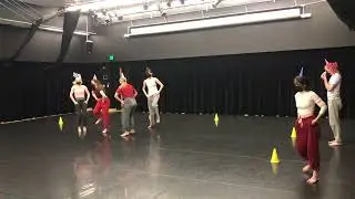 Lila's circus rats rehearsal - Choreography by Lila Woolgar