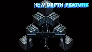 Triangle Arch DJ Booth - Depth Video-Mapping structure loops pack by www.stageloops.com