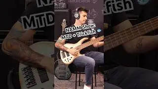 Выставка NAMM 2026: MTD + Trickfish @DavidVause @michaeltobiasdesign @trickfishamps #slapstore