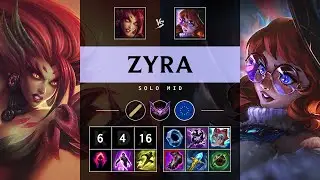 Zyra Mid vs Aurora - EUW Master Patch 25.18