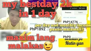 Paano malaman ang perday income at monthly income sa maxim delivery rider?