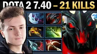 Shadow Fiend Pro Carry with 22 Kills and Manta - Gameplay Dota 2