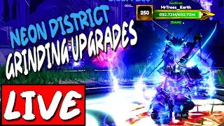 Grinding Upgrades With Fans In Neon District (Roblox Fabled Legacy)