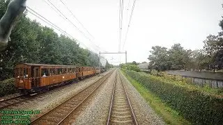 Train Cab Ride NL / Meeting old steamer / Hoorn – Enkhuizen / DDM1 Intercity / Aug 2017