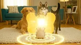《刺蝟分身術 Clone Magic！Hedgehog Clone Shocks Dog, Cat & Husky｜Magic Pets》