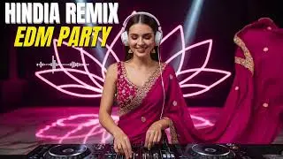 🌌 Hindi EDM Festival Night | Bollywood Remix Under Neon Lights